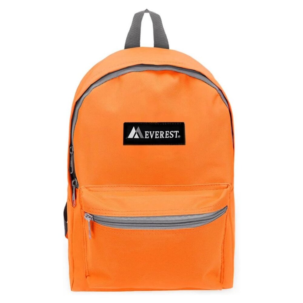 Everest Women's Basic Backpack, ORANGE, Medium NWT - image 6